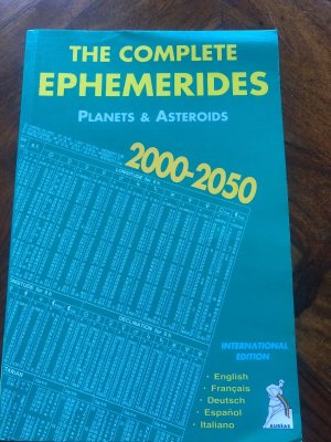 The Complete Ephemerides 2000-2050