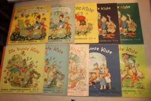 Die bunte Kiste. Scholz Monatsbilderbuch. 2. Jahrgang, 1947 - 1948 - Hefte Nr. 1, 2, 3, 4+5, 6, 7, 8, 10, 11 und 12