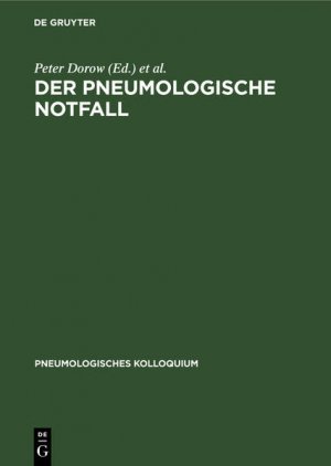 gebrauchtes Buch – BUCH - Dorow, Peter und Karla Ibe – Der pneumologische Notfall