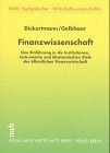 gebrauchtes Buch – BUCH - Dickertmann, Dietrich, Siegfried Gelbhaar und Viktor Wilpert Piel – Finanzwissenschaft