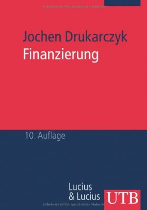 gebrauchtes Buch – BUCH - Drukarczyk, Jochen – Finanzierung: Eine Einführung