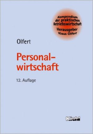 gebrauchtes Buch – BUCH - Olfert, Klaus – Personalwirtschaft