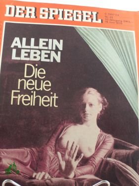 gebrauchtes Buch – Der Spiegel – 25/1978, Allein leben, die neue Freiheit