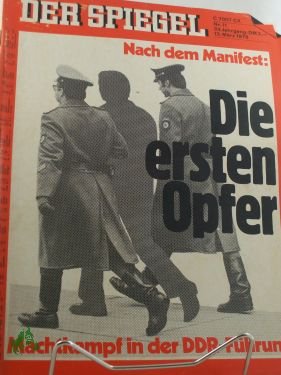 gebrauchtes Buch – Der Spiegel – 11/1978, Die ersten Opfer, Machtkampf in der DDR Führung