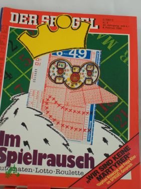 gebrauchtes Buch – DER SPIEGEL – 6/1988 im Spielrausch, Automatten, Lotto, Roulette