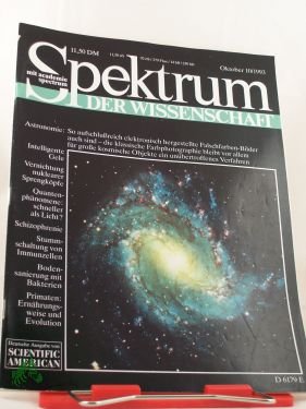 gebrauchtes Buch – Zeitschrift Spektrum der Wissenschaft – 10/1993 gebrauchtes Buch – Zeitschrift Spektrum der Wissenschaft – 10/1993
