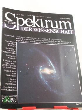 gebrauchtes Buch – Zeitschrift Spektrum der Wissenschaft – 1/1993