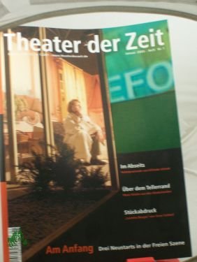 gebrauchtes Buch – THEATER DER ZEIT – 1/2005