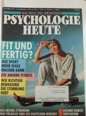 gebrauchtes Buch – Psychologie Heute – 10/1991, Fit und fertig