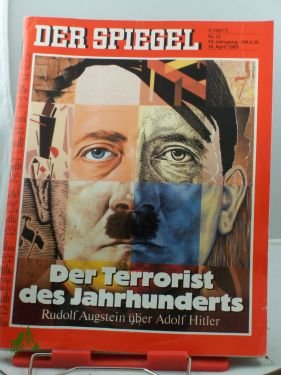 gebrauchtes Buch – Der Spiegel – 15/1989, 10. April, Der Terrorist des Jahrhunderts, Augstein über Hitler