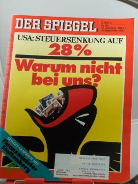 gebrauchtes Buch – Der Spiegel – 38/1986, 15 September, 28% warum bei uns nicht, USA