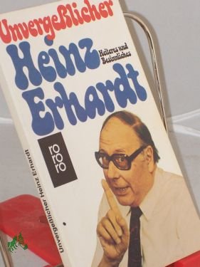 Unvergesslicher Heinz Erhardt Heiteres U Heinz Erhardt Buch