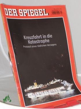 gebrauchtes Buch – Der Spiegel – 4/2012, Kreuzfahrt in die Katastrophe