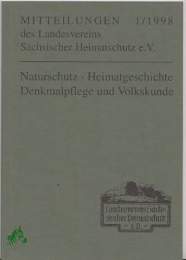 gebrauchtes Buch – Mitteilungen ... des Landesvereins Sächsischer Heimatschutz e – 1/1998