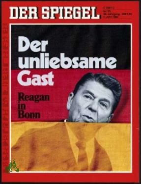 gebrauchtes Buch – DER SPIEGEL – 23/1982, Der unliebsame Gast, Reagan in Bonn