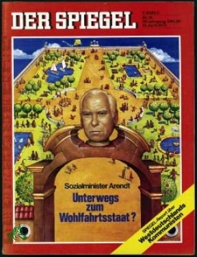 gebrauchtes Buch – DER SPIEGEL – 16/1972, Unterwegs zum Wohlfahrtsstaat