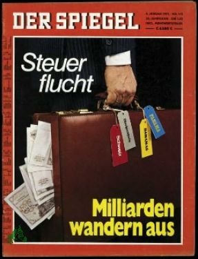 gebrauchtes Buch – DER SPIEGEL – 1/2 1971, Milliarden wandern aus