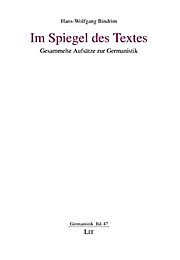 gebrauchtes Buch – Hans-Wolfgang Bindrim – Im Spiegel des Textes gebrauchtes Buch – Hans-Wolfgang Bindrim – Im Spiegel des Textes
