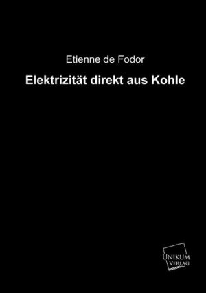 Elektrizität direkt aus Kohle