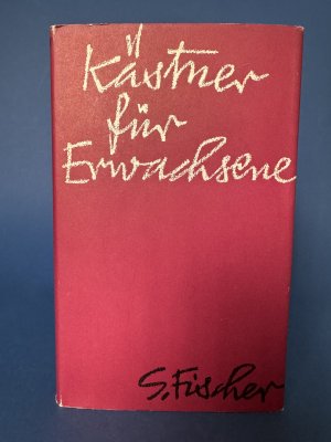 Kästner für Erwachsene. Schöne Erstausgabe