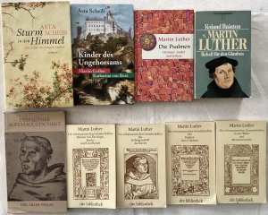 Sammlung Konvolut Martin Luther - Die reformatorischen Grundschriften Band 1-4 - Kinder des Ungehorsams - Sturm in den Himmel - Martin Luther Rebell für […]