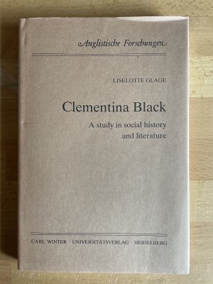 Clementina Black. A study in social history and literature