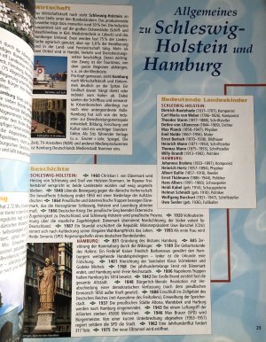 gebrauchtes Buch – Gisela Buddée – HB Bildatlas Deutschland - Hamburg - Schleswig Holstein - 1998