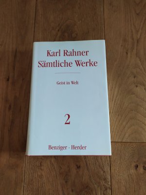 gebrauchtes Buch – Karl Rahner – Geist in Welt - Philosphische Schriften