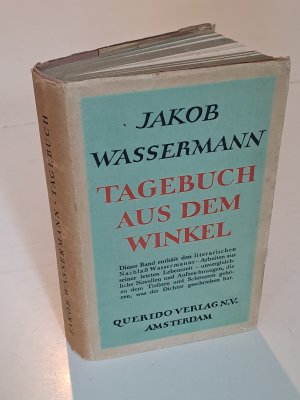 Tagebuch aus dem Winkel. Erzählungen und Aufsätze aus dem Nachlass.