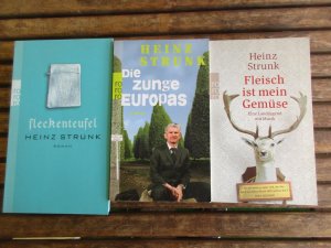 gebrauchtes Buch – Heinz Strunk – Buchkonvolut - Fleisch ist mein Gemüse / Die Zunge Europas / Fleckenteufel