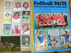 Fussball 74/75 *ALBUM KOMPLETT + SIGNIERT GERD MÜLLER ...*