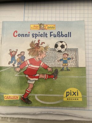 gebrauchtes Buch – WWS Pixi-Serie 190 Conni spielt Fußball Nr. 1718