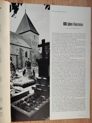 antiquarisches Buch – Clemens Herbermann – Westfalenspiegel - Jahrgang 15 - Heft 8 : 800 Jahre Flaesheim