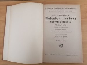 antiquarisches Buch – Müller-Kutnewsky – Aufgabensammlung zur Geometrie. Unterstufe. Ausgabe mit Trigonometrie