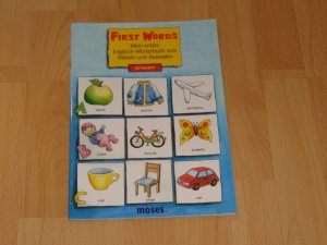 First Words. Mein erstes Englisch-Wörterbuch zum Rätseln und Ausmalen