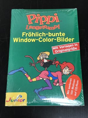 gebrauchtes Buch – Astrid Lindgrens Pippi Langstrumpf - Fröhlich-bunte Window-Color-Bilder