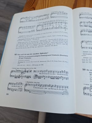 gebrauchtes Buch – Wolfgang Schmieder – Thematisch-systematisches Verzeichnis der musikalischen Werke von Johann Sebastian Bach - Bach-Werke-Verz. (BWV)