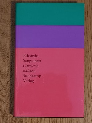 antiquarisches Buch – Edoardo Sanguinetti – Capriccio italiano. Deutsch von Arianna Giachi