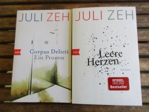 gebrauchtes Buch – Juli Zeh – Bücherset - Leere Herzen / Corpus Delicti