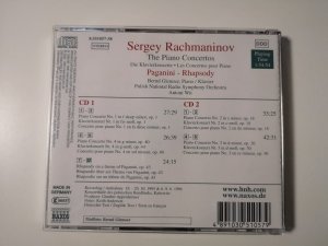 gebrauchter Tonträger – Bernd Glemser – The Piano Concertos • Die Klavierkonzerte • Les Concertos Pour Piano • Paganini-Rhapsody