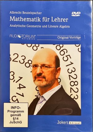 gebrauchter Film – Mathematik für Lehrer. Analytische Geometrie und Lineare Algebra. Albert Beutelspacher. Original-Vorträge [5 DVDs]