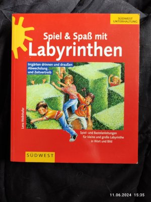 gebrauchtes Buch – Lena Wellnhofer – Spiel & Spass mit Labyrinthen