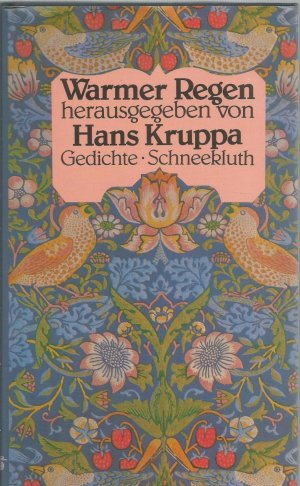 neues Buch – Hans Kruppa – Warmer Regen - Gedichte