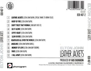 gebrauchter Tonträger – Elton John – Leather Jackets