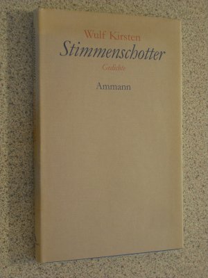 gebrauchtes Buch – wulf kirsten – stimmenschotter