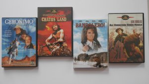 gebrauchter Film – 4 DVD - Bandolero, Chatos Land, Geronimo, Als Vergeltung sieben Kugeln - Sammlung KOnvolut