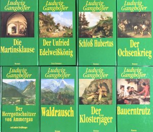 Die Martinsklause | Der Unfried | Schloß Hubertus | Der Ochsenkrieg | Der Herrgottschnitzer von Ammergau | Waldrausch | Der Klosterjäger | Bauerntrutz