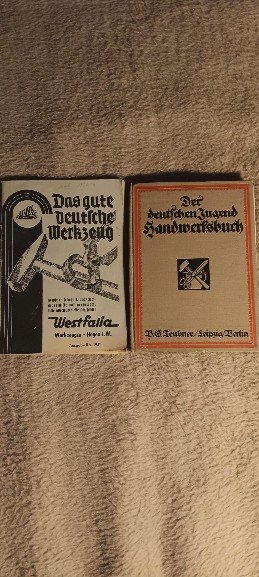 1)  Der Zimmermann.  2)  Der deutschen Jugend Handwerksbuch. Erster und zweiter Band .  3) Das gute deutsche Werkzeug. Ausgabe II a. 1951.