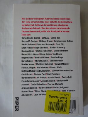 gebrauchtes Buch – Deutschlandstiftung Integration – Sarrazin - Eine deutsche Debatte