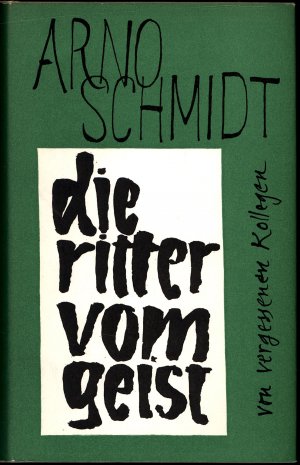 Die Ritter vom Geist., Von vergessenen Kollegen. [Erstausgabe].